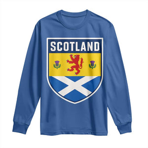Scottish Rampant Lion Scotland Coat of Arms National Pride Long Sleeve Shirt