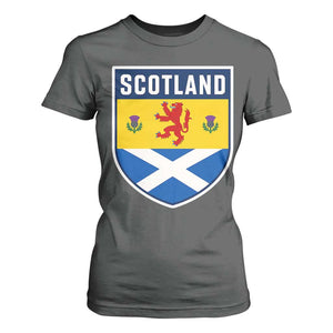 Scottish Rampant Lion Scotland Coat of Arms National Pride T Shirt For Women