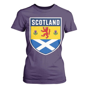 Scottish Rampant Lion Scotland Coat of Arms National Pride T Shirt For Women