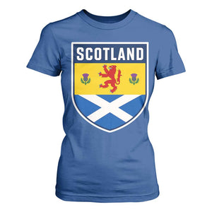 Scottish Rampant Lion Scotland Coat of Arms National Pride T Shirt For Women
