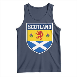 Scottish Rampant Lion Scotland Coat of Arms National Pride Tank Top