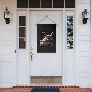 Funny Fishing Hunting Garden Flag If It Flies It Dies If It Hops It Drops If It Hooks It Cooks TS11 Print Your Wear