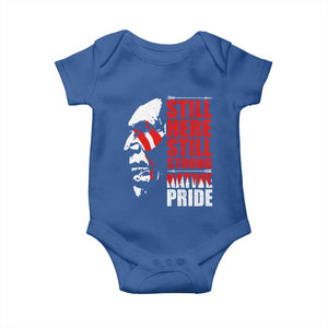 Native Americans Baby Onesie Still Here Still Strong Native Pride Tribes TS11 Royal Blue Print Your Wear