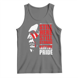 Native Americans Tank Top Still Here Still Strong Native Pride Tribes TS11 Black Heather Print Your Wear