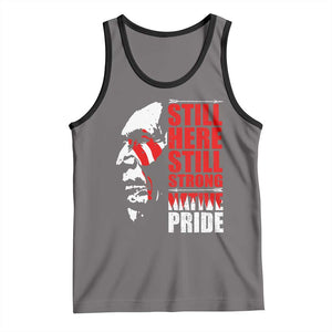 Native Americans Tank Top Still Here Still Strong Native Pride Tribes TS11 Deep Heather Black Print Your Wear