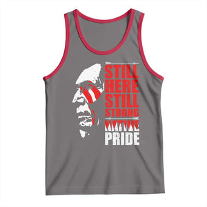 Native Americans Tank Top Still Here Still Strong Native Pride Tribes TS11 Deep Heather Red Print Your Wear