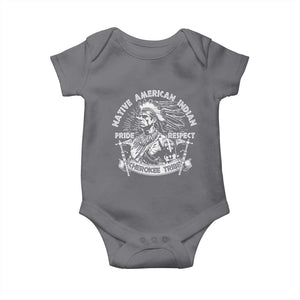 Cherokee Tribe Baby Onesie Native American Indian Pride Respect Axe TS11 Charcoal Print Your Wear