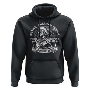 Cherokee Tribe Hoodie Native American Indian Pride Respect Axe TS11 Black Print Your Wear