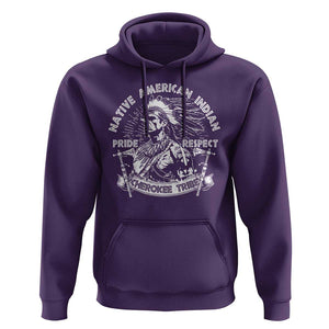 Cherokee Tribe Hoodie Native American Indian Pride Respect Axe TS11 Purple Print Your Wear