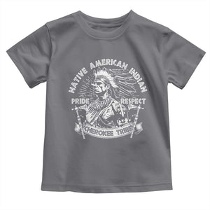 Cherokee Tribe Toddler T Shirt Native American Indian Pride Respect Axe TS11 Charcoal Print Your Wear