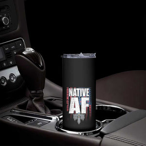 Native American Indian Skinny Tumbler Native AF Indigenous Vintage Thunderbird TS11 Print Your Wear