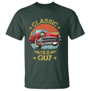 Funny Classic Old Guy T Shirt Humor Saying Classic Car Lover TS11 Dark Forest Green Print Your Wear