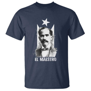 Pedro Albizu Campos T Shirt El Maestro Black Puerto Rico Flag TS11 Navy Print Your Wear