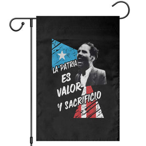 Pedro Albizu Campos Garden Flag La Patria Es Valor Y Sacrificio Puerto Rican Leader TS11 Black Print Your Wear