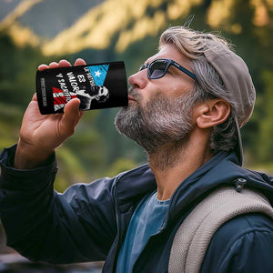 Pedro Albizu Campos 4 in 1 Can Cooler Tumbler La Patria Es Valor Y Sacrificio Puerto Rican Leader TS11 Print Your Wear