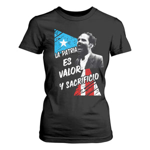 Pedro Albizu Campos T Shirt For Women La Patria Es Valor Y Sacrificio Puerto Rican Leader TS11 Black Print Your Wear