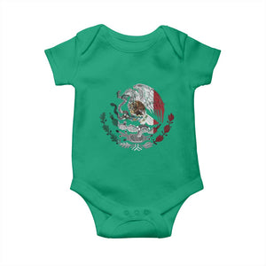Mexico Coat Of Arms Mexican Flag Seal Symbol Baby Onesie TS11 Irish Green Print Your Wear