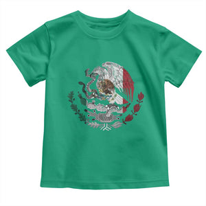 Mexico Coat Of Arms Mexican Flag Seal Symbol Toddler T Shirt TS11 Irish Green Print Your Wear