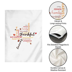 Thanksgiving Maple Leaf Fall Season Garden Flag TS11 Print Your Wear