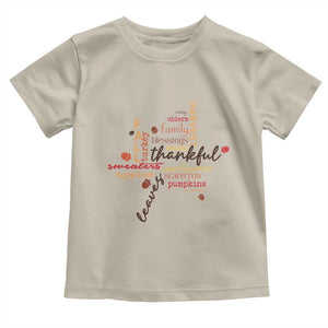 Thanksgiving Maple Leaf Fall Season Baby Shirt TS11 Sand Print Your Wear