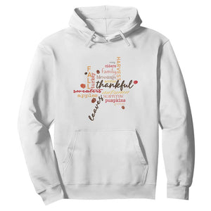 Thanksgiving Maple Leaf Fall Season Hoodie TS11 White Print Your Wear