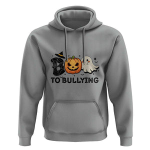 Halloween Unity Day Hoodie Boo To Bullying Anti Bullying Awareness Ghost Pumpkin TS11 Sport Gray Print Your Wear