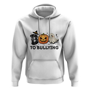 Halloween Unity Day Hoodie Boo To Bullying Anti Bullying Awareness Ghost Pumpkin TS11 White Print Your Wear