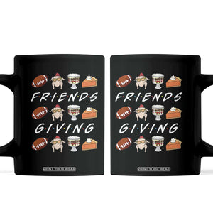 Funny Thanksgiving Thankful Friends Giving Party Coffee Mug TS11 Black Print Your Wear