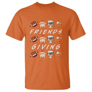 Funny Thanksgiving Thankful Friends Giving Party T Shirt TS11 Orange Print Your Wear