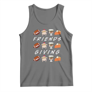 Funny Thanksgiving Thankful Friends Giving Party Tank Top TS11 Black Heather Print Your Wear