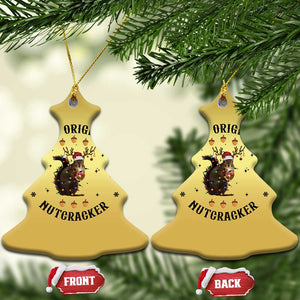 Funny Xmas Squirrel Christmas Ornament The Original Nutcracker Snowflake Santa Hat TS11 Christmas Tree Gold Print Your Wear