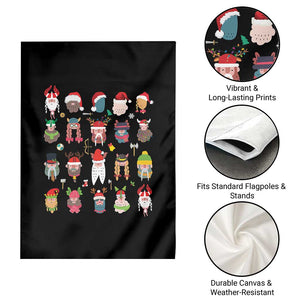 Funny Christmas Viking Garden Flag Nordic Cute Viking Warriors TS11 Print Your Wear
