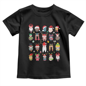Funny Christmas Viking Baby Shirt Nordic Cute Viking Warriors TS11 Black Print Your Wear