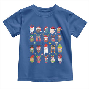 Funny Christmas Viking Baby Shirt Nordic Cute Viking Warriors TS11 Royal Blue Print Your Wear