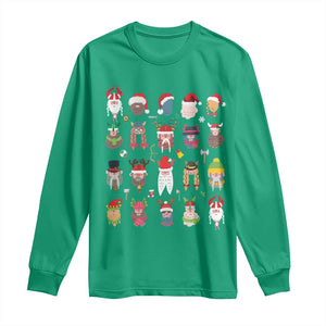 Funny Christmas Viking Long Sleeve Shirt Nordic Cute Viking Warriors TS11 Irish Green Print Your Wear
