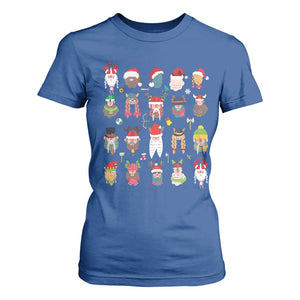 Funny Christmas Viking T Shirt For Women Nordic Cute Viking Warriors TS11 Royal Blue Print Your Wear
