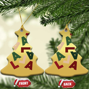 Funny Fa La La 8 Xmas Carol Holiday Christmas Ornament TS11 Christmas Tree Gold Print Your Wear