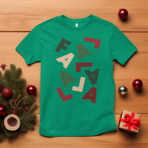 Funny Fa La La 8 Christmas Carol Holiday T Shirt TS11 Irish Green Print Your Wear