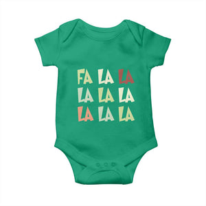 Funny Fa La La 8 Christmas Carol Song Holiday Baby Onesie TS11 Irish Green Print Your Wear
