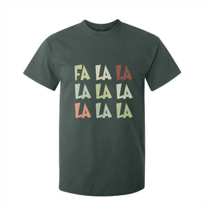 Funny Fa La La 8 Christmas Carol Song Holiday T Shirt For Kid TS11 Dark Forest Green Print Your Wear