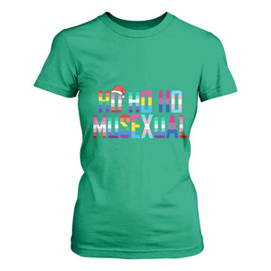 Funny LGBT Christmas T Shirt For Women Ho Ho Ho Mosexual LGBT Flag TS11 Irish Green Print Your Wear