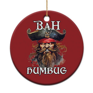 Funny Bah Humbug Xmas Pirate Christmas Ornament TS11 Print Your Wear
