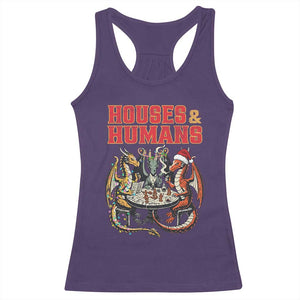 Funny Rpg Christmas Game Racerback Tank Top Houses And Humans Tabletop Game Xmas Dragon TS11 Purple Print Your Wear