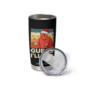 Funny Christmas Rpg Gamer Tumbler Cup Guess l Will Die Retro Dice Santa Hat TS11 Print Your Wear