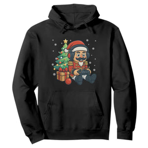 Funny Christmas Video Game Nutcracker Xmas Tree Gamer Hoodie TS11 Black Print Your Wear
