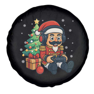 Funny Christmas Video Game Nutcracker Xmas Tree Gamer Spare Tire Cover TS11 Print Your Wear