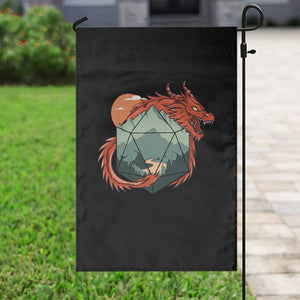 Funny Dragon Tabletop RPG Dice Game Garden Flag TS11 Print Your Wear