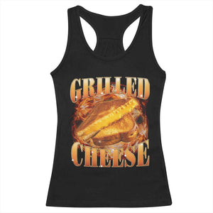Grilled Cheese Racerback Tank Top Food Lover Funny Gag Weird Meme 90s TS11 Black Print Your Wear