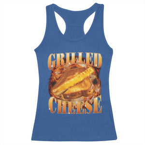 Grilled Cheese Racerback Tank Top Food Lover Funny Gag Weird Meme 90s TS11 Royal Blue Print Your Wear