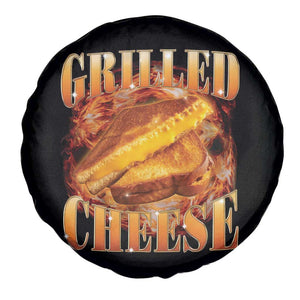 Grilled Cheese Spare Tire Cover Food Lover Funny Gag Weird Meme 90s TS11 Print Your Wear